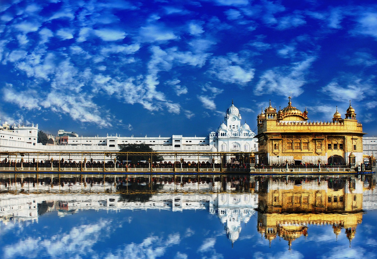 Golden Temple in Amritsar at night