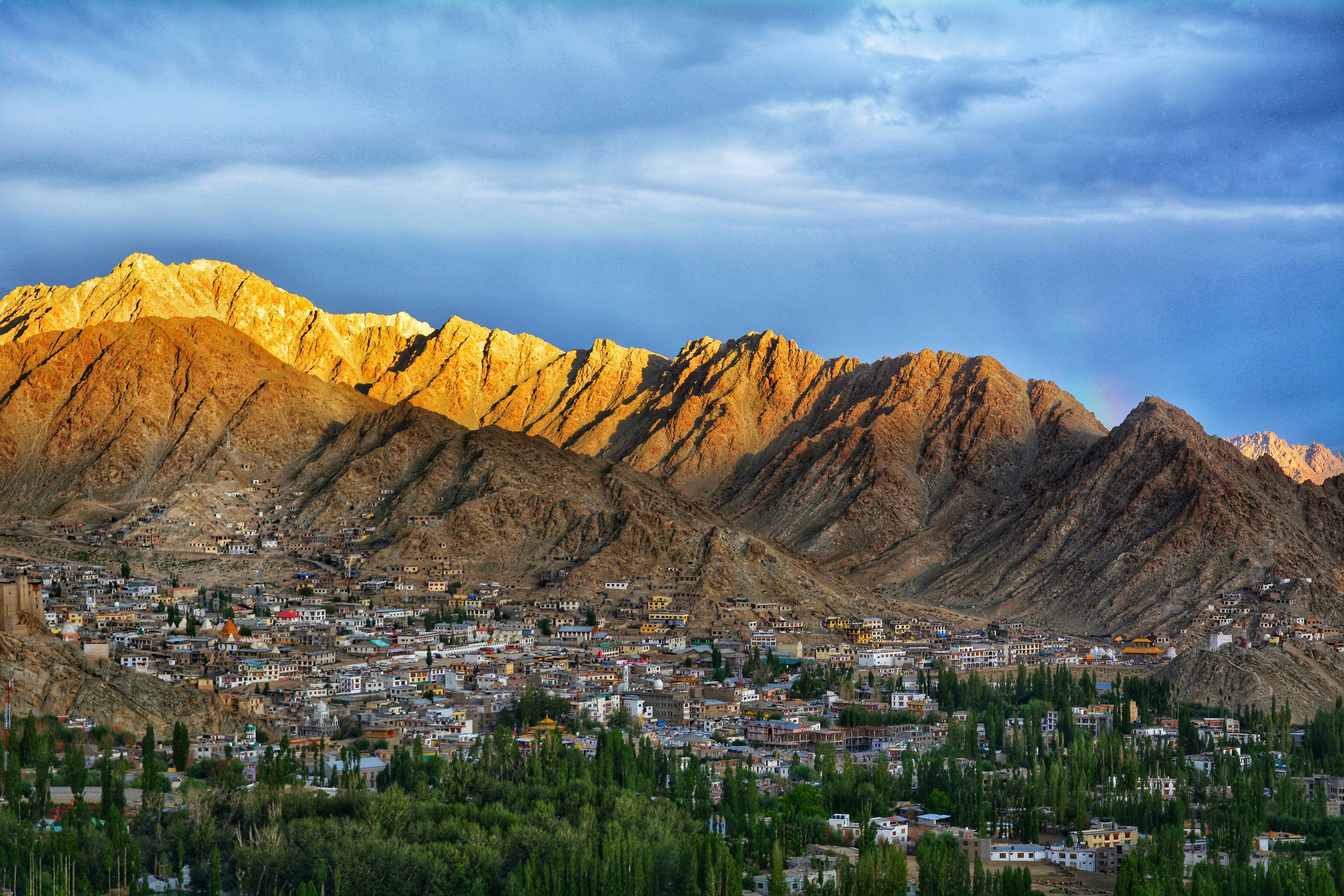 Ladakh high-altitude desert and turquoise lakes
